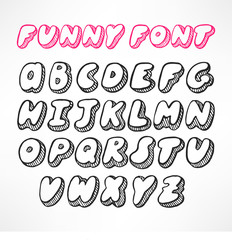 cute hand-drawn font - 2