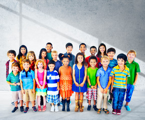 Fototapeta premium Kids Children Diversity Happiness Group Concept