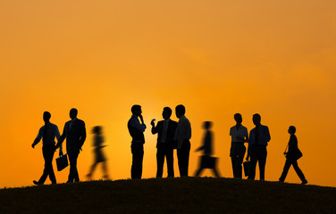 Fototapeta premium Business Collaboration Colleague Occupation Partnership Teamwork