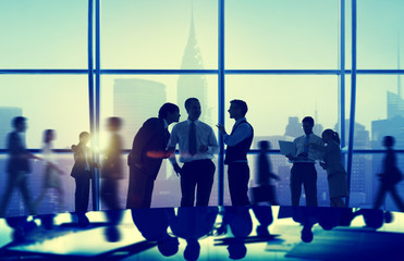 Business People Corporate Communication Office Working Concept