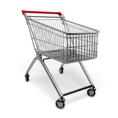 Shopping Cart. 3D. Shopping Cart