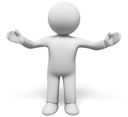 Three-dimensional Shape. 3D. Welcome and be happy