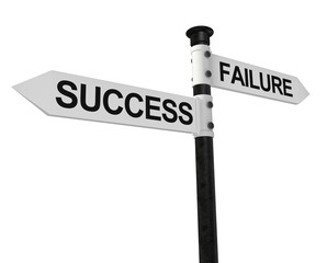 Failure. 3D. Success Sign(XXL)