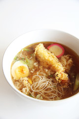 somen, fine wheat noodles