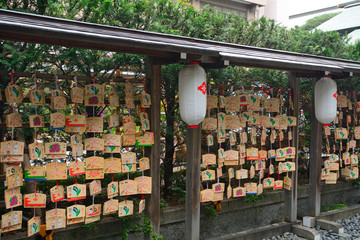 Wish plates, Tokyo, Japan