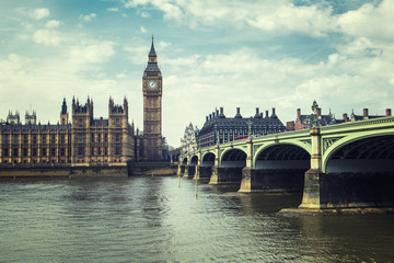 Obraz premium Big Ben and Houses of Parliament