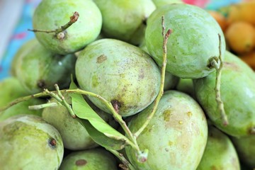 fresh mango in the market