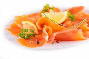 smoked salmon