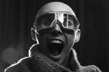 eccentric male portrait