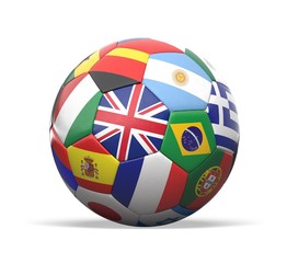 Soccer. 3D. World cup soccer ball