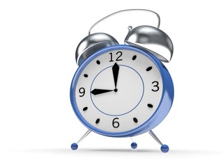 Clock. 3D. Time clock