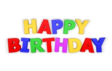 Birthday. 3D. Happy Birthday