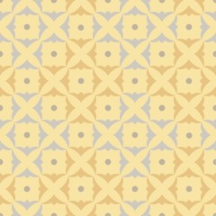 Pattern squares shamrocks, yellow.