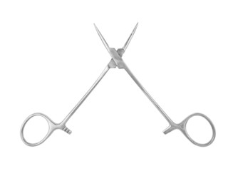dental scissors isolated on a white background