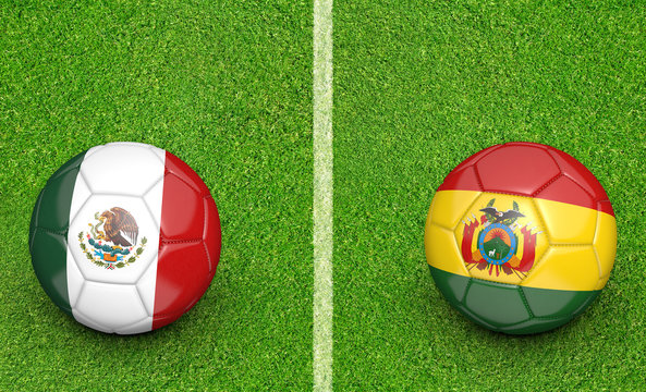 2015 Copa América football tournament, teams Mexico vs Bolivia