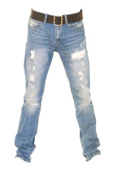 Naklejka premium male stylish jeans
