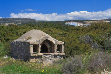 Old traditional Greek oven in the island of Cyprus. horizontal
