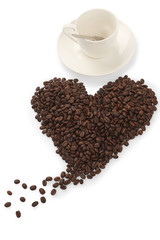 coffee heart
