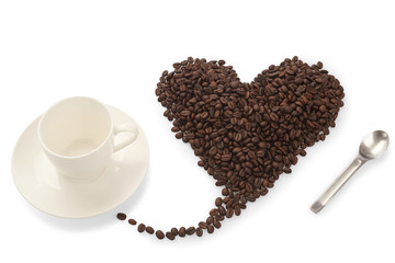 coffee heart