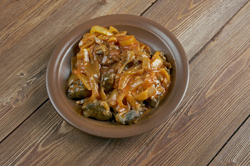 Bifes de cebolada