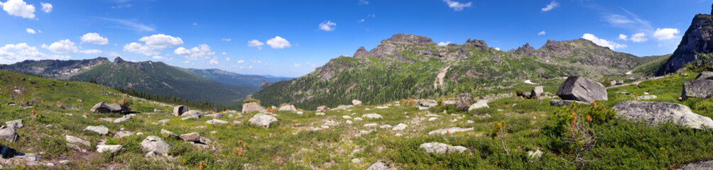 Turtle Mountain in the mountain Ergaki Western Sayan