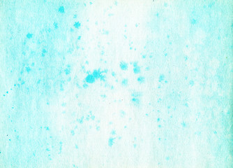 Blue abstract watercolor background.