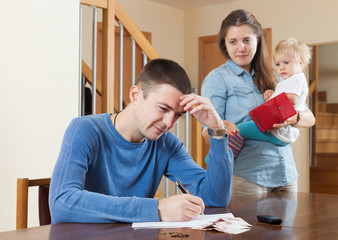Financial problems in family