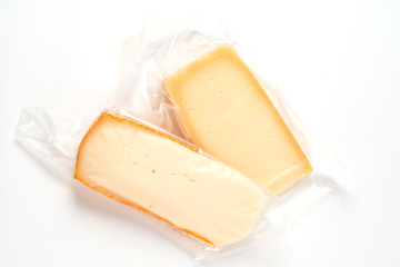 Cheese under vacuum