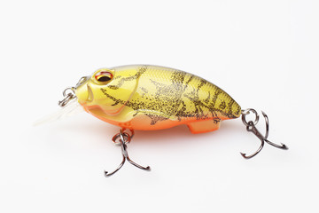 fishing bait isolated on white background