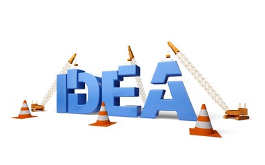 Creativity. 3D. Idea Construction