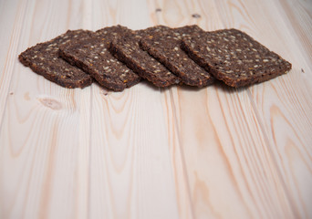 pieces of bread
