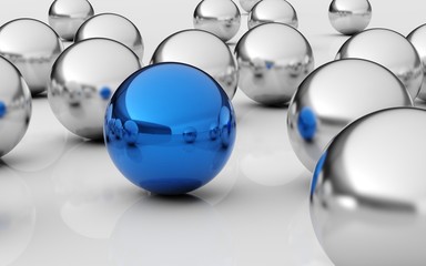 Business. 3D. Leader Concept