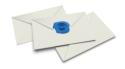 Envelope. 3D. Email