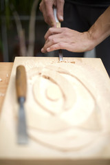 Wood carving