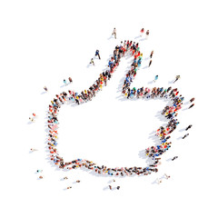 people in the form Like.