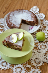 apple pie with cinnamon