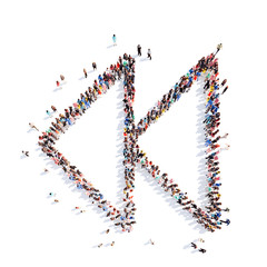 people in the form of play.