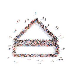 people in the form of an icon playback.