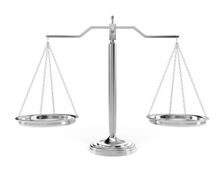 Scales of Justice. 3D. Scales of Justice