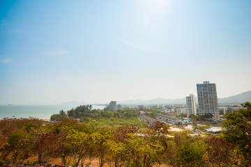 Tropical landscape of Hua Hin