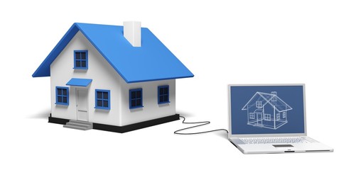 House. 3D. Online Real Estate