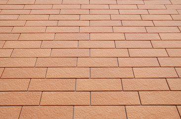 Background of new brick wall