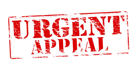 Urgent appeal