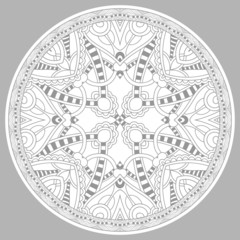 coloring book page for adults - zendala