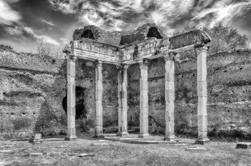 Ruins of Corinthian Columns at Villa Adriana (Hadrian's Villa),