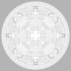 coloring book page for adults - zendala