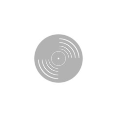 Simple icon vinyl record.