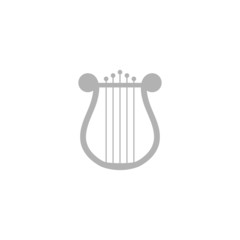 Simple icon lyre.