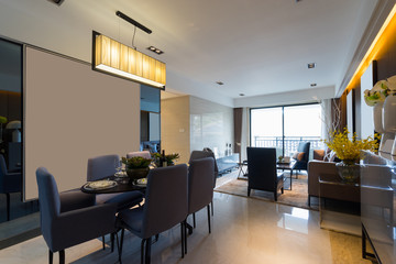 modern dining room