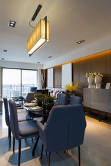 modern dining room